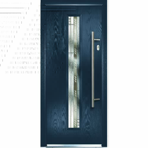 Anthracite front door