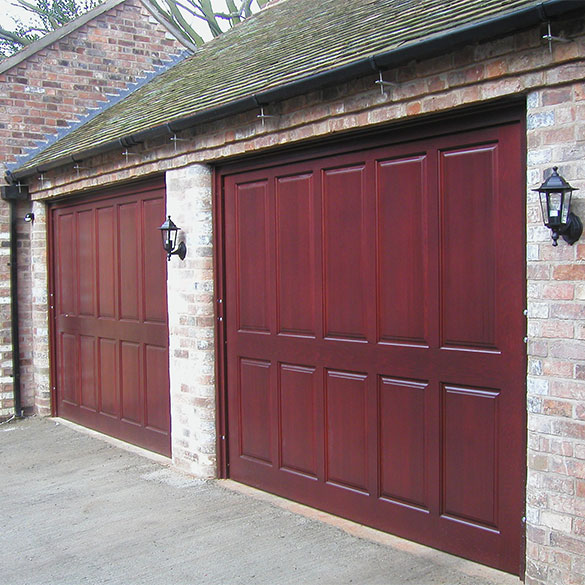 Belper timber garage doors