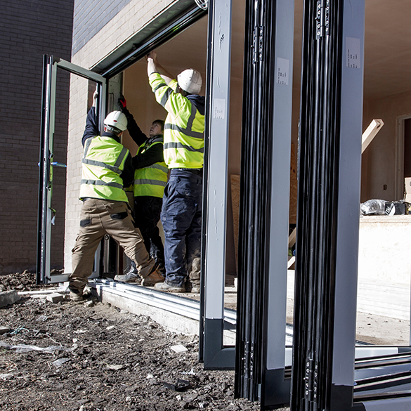 Bifold doors installation