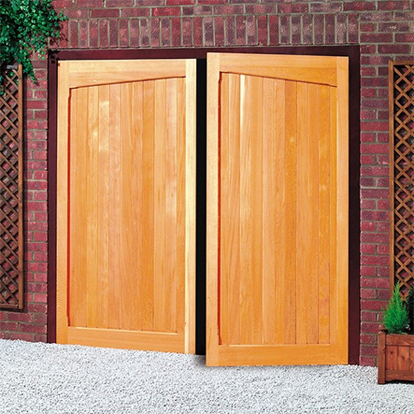 Cardale timber side hinged garage doors