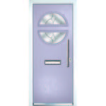 Violet front door