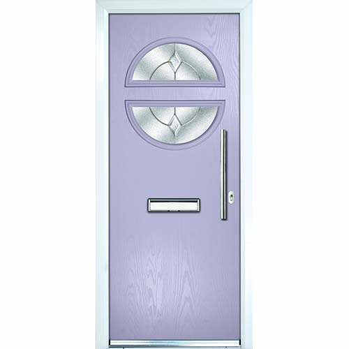 Violet front door