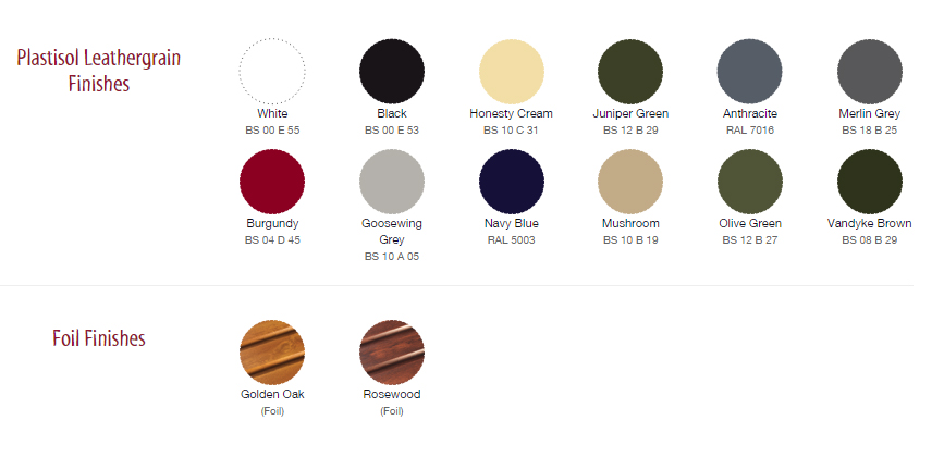DuraPass Colour Options