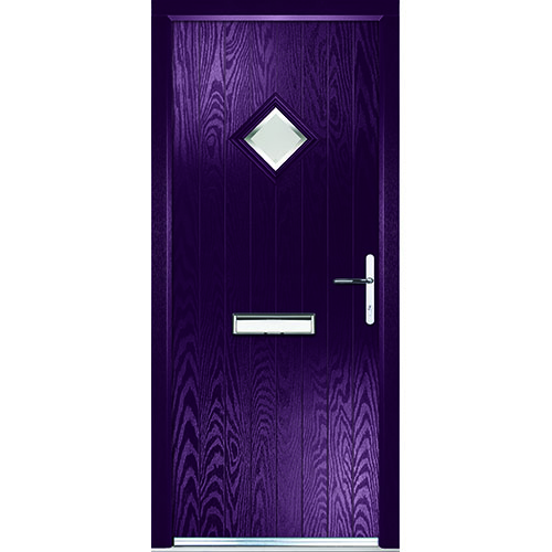 Purple front door