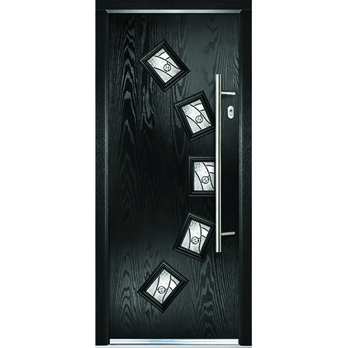 Black front door