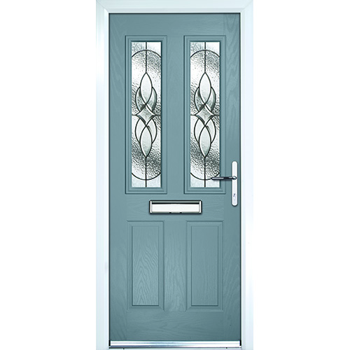 Grey front door