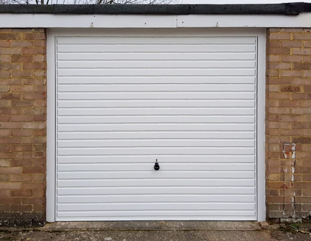 Hormann Series 2000 (Style 2002) Up and Over Garage Door finished in White