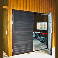 Ryterna side hinged garage doors