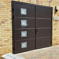 Ryterna side hinged garage doors