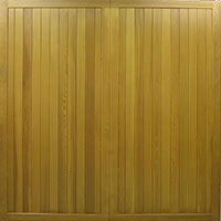 Wooden Garage Door Hathersage