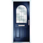 Blue front door