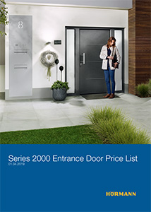 Hormann entrance door price list