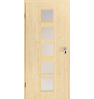 Hormann BaseLine real wood maple veneer glazed internal door