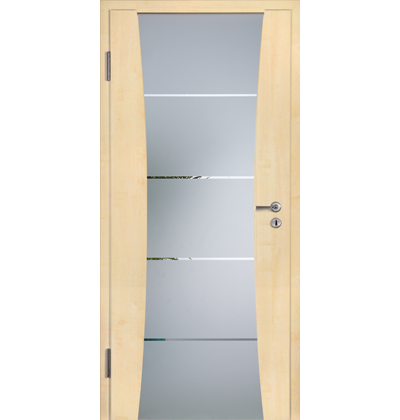 Hormann DesignLine rail 2 maple internal door