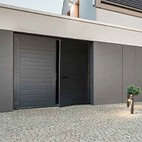 Novoferm anthracite side hung garage door