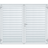 Novoferm horizontal rib side hung garage door