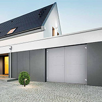 Novoferm silver side hung garage door