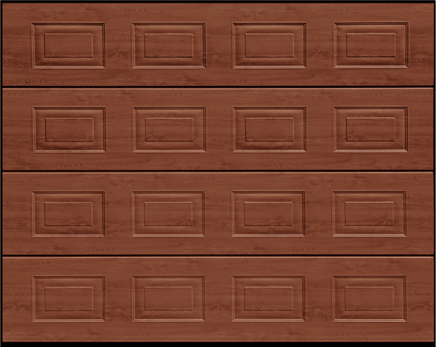 Hormann Sectional Panelled Decograin Rosewood