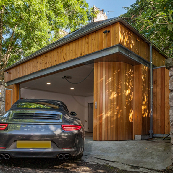 Rundum Meir sliding garage doors