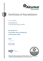 Safe Contractor SSIP Certificate