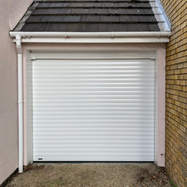 SWS SeceuroGlide Classic Roller Garage Door Fully Automated & Finished in White