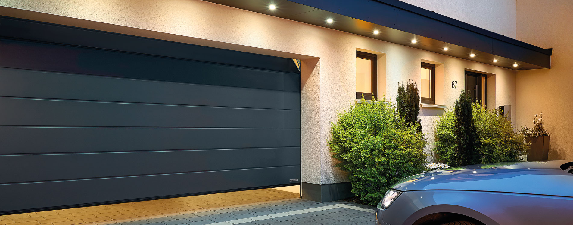 Sectional garage doors