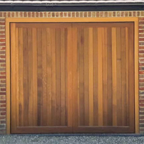 Timber garage doors