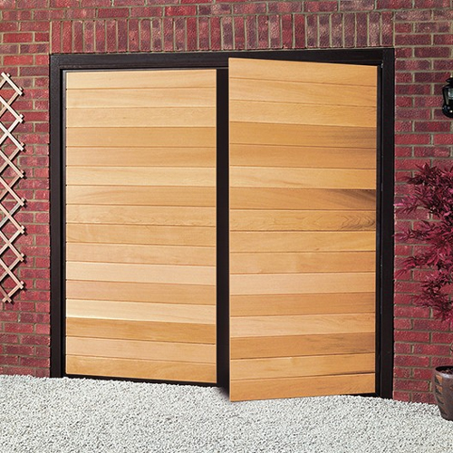 Timber side hinged door